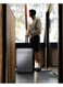 TOM CRUISER Premier Smart Scale Hard Trolley 24 Inch Silver - Advanced &amp; Durable Luggage for Travel