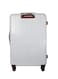 TOM CRUISER Grand Tour Trolley 24 Inch White - Durable &amp; Spacious Luggage for Travel
