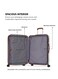 TOM CRUISER Grand Tour Trolley 28 Inch White - Large &amp; Durable Travel Luggage