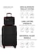 TOM CRUISER Grand Tour Trolley 24 Inch Black - Durable &amp; Spacious Luggage for Travel