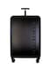 TOM CRUISER Space Trolley 24 Inch Black - Durable &amp; Spacious Luggage for Travel
