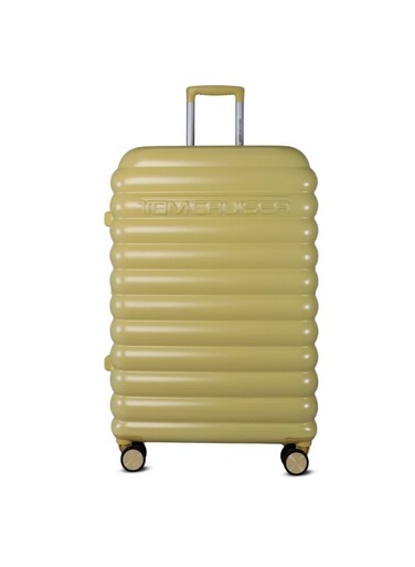 TOM CRUISER Cloud Hard Trolley 24 Inch Yellow - Durable &amp; Spacious Travel Luggage