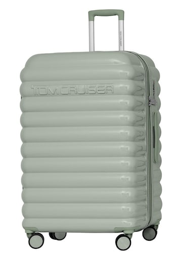 TOM CRUISER Cloud Hard Trolley 24 Inch Green - Durable &amp; Spacious Luggage for Travel