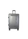 TOM CRUISER Navigator Hard Trolley 20 Inch Silver - Compact &amp; Durable Travel Luggage