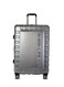 TOM CRUISER Navigator Hard Trolley 28 Inch Silver - Large &amp; Durable Travel Luggage