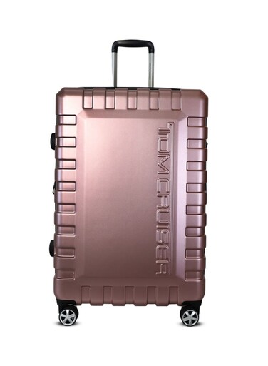 TOM CRUISER Navigator Hard Trolley 24 Inch Pink - Durable &amp; Spacious Travel Luggage