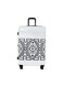 TOM CRUISER Vision Hard Trolley 20 Inch White - Compact &amp; Durable Travel Luggage