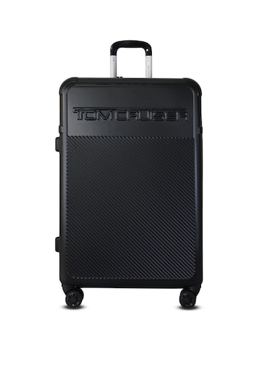 TOM CRUISER Story Hard Trolley 28 Inch Black - Large &amp; Durable Travel Luggage
