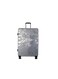TOM CRUISER Matrix Hard Trolley 28 Inch Silver - Large &amp; Durable Travel Luggage