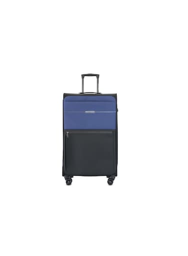 TOM CRUISER Legacy Soft Luggage Trolley 20 Inch Blue - Compact &amp; Durable Travel Luggage