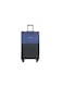 TOM CRUISER Legacy Soft Luggage Trolley 20 Inch Blue - Compact &amp; Durable Travel Luggage