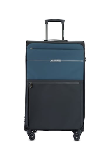 TOM CRUISER Legacy Soft Luggage Trolley 24 Inch Green - Durable &amp; Spacious Travel Luggage
