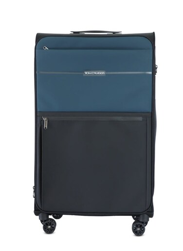 TOM CRUISER Legacy Soft Luggage Trolley 28 Inch Green - Large &amp; Durable Travel Luggage