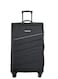TOM CRUISER Elite Soft Luggage Trolley 20 Inch Black - Compact &amp; Durable Travel Luggage