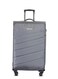 TOM CRUISER Elite Soft Luggage Trolley 20 Inch Gray - Compact &amp; Durable Travel Luggage