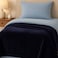 Elega Decor Flannel Blanket, 150x200 cm, Single, Double-Brushed Polyester 300 GSM - Navy Blue