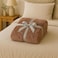 Elega Decor Flannel Blanket, 200x220 cm, Single, Double-Brushed Polyester 300 GSM - Brown