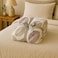 Elega Decor Flannel Blanket, 200x220 cm, Double-Brushed Polyester, Ultra Soft Throw Blanket - Leaf Print