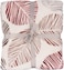 Elega Decor Flannel Blanket, 200x220 cm, Double-Brushed Polyester, Ultra Soft Throw Blanket - Leaf Print