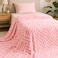 Elega Decor Flannel Blanket, 200x220 cm, Double-Brushed Polyester, Ultra Soft Throw Blanket - Geometric Print