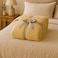 Elega Decor Sherpa Blanket Double, 200x220 cm, Ultra-Soft Flannel Throw with Plush Fleece - Beige