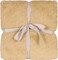 Elega Decor Sherpa Blanket Double, 200x220 cm, Ultra-Soft Flannel Throw with Plush Fleece - Beige