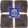 Elega Decor Sherpa Blanket Double, 200x220 cm, Ultra-Soft Flannel Throw with Plush Fleece - Dark Grey