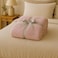 Elega Decor Flannel Blanket, Jacquard 200x220 cm Double, Super Soft Cozy Throw Blanket - Abstract Leaf Embossed