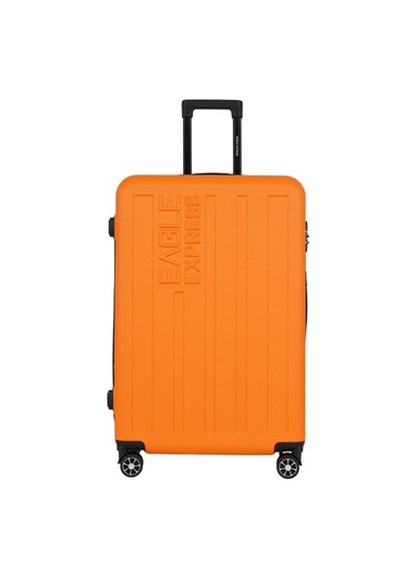 EAGLE EXPRESS VENTURE ABS HARD TROLLEY 20,24,28 Inch 3 Piece Set ORANGE