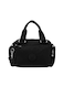 CAPRICE COLLECTION Crossbody Mini Bag Unisex Waterproof Nylon &amp; Lightweight, Black