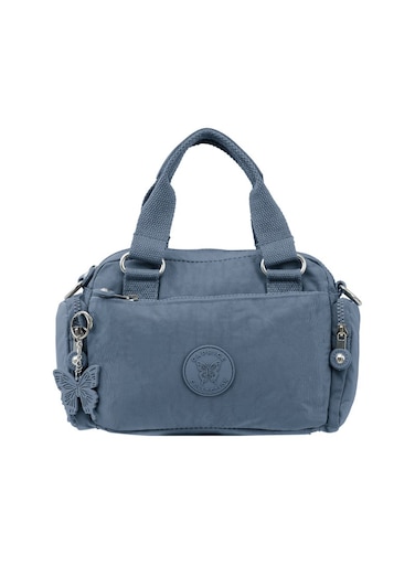 CAPRICE COLLECTION Crossbody Mini Bag Unisex Waterproof Nylon &amp; Lightweight, Light Blue