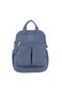 CAPRICE COLLECTION Unisex Medium Compact Backpack  Lightweight, Water-Proof Nylon  Adjustable Straps &amp; Detachable Shoulder Strap, Lavender Blue