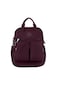 CAPRICE COLLECTION Unisex Medium Compact Backpack  Lightweight, Water-Proof Nylon  Adjustable Straps &amp; Detachable Shoulder Strap, Black