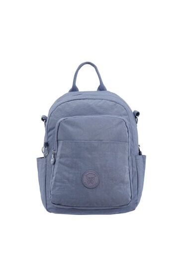 CAPRICE COLLECTION Unisex AllDay Small Backpack  Waterproof Nylon, Adjustable Straps, Detachable Shoulder Strap Light Blue