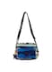 CAPRICE COLLECTION Crossbody Small Bag Unisex  Waterproof Nylon, Lightweight &amp; Compact, Multi-Color Horizontal Stripes