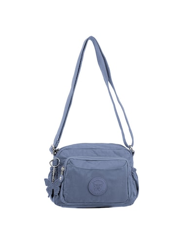 CAPRICE COLLECTION Crossbody Small Bag Unisex  Waterproof Nylon, Lightweight &amp; Compact, Light Blue