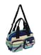 CAPRICE COLLECTION CAPRICE COLLECTION Crossbody Large Bag Unisex  Waterproof Nylon, Lightweight &amp; Compact, Multi-Color Horizontal Stripes