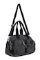 CAPRICE COLLECTION CAPRICE COLLECTION Large Handbag Unisex  Waterproof Nylon, Lightweight &amp; Compact, Black and White dot
