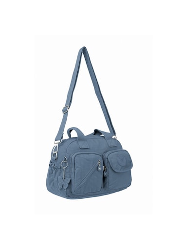 CAPRICE COLLECTION CAPRICE COLLECTION Unisex Mini Duffle Crossbody Bag  Waterproof Nylon, Lightweight &amp; Stylish, Blue