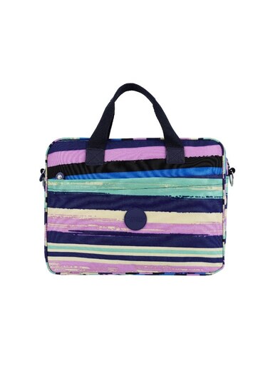 CAPRICE COLLECTION Laptop Bag Padded Sleeve, Water-Resistant Nylon, Organiser Pockets &amp; Shoulder Strap -  BSD-KP026