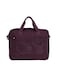 CAPRICE COLLECTION Laptop Bag with Padded Sleeve, Water-Resistant Nylon, Organiser Pockets &amp; Shoulder Strap  Burgundy  BSD-KP026