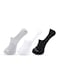 3 أزواج من الجوارب القصيرة للرجال المصنوعة من القطن - قابلة للتنفس، تمتص الرطوبة، متينة - 3 أزواج (رمادي فاتح، أسود، أبيض) - مقاس واحد