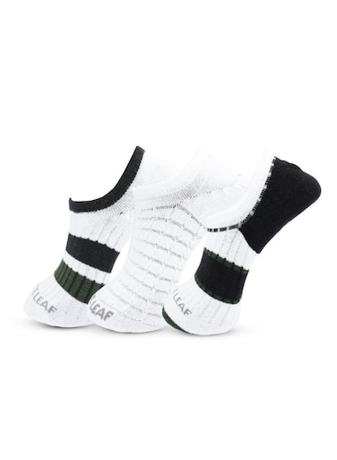 3 Pairs No Show Mens Socks Cotton Low Cut Ankle Socks - Breathable, Moisture Wicking, Durable - 3 Pairs Black &amp; White - Free Size