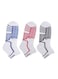 3 Pack Half-Terry Ankle Socks - Free Size - White