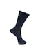 3 Pack Half-Terry Mid Calf Socks - Free Size - Blue, Light Grey and Black