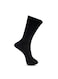 3 Pack Half-Terry Mid Calf Socks - Free Size - Blue, Light Grey and Black