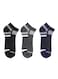 3 Pack Full-Terry Low-Cut Socks Mens Sneaker Socks &ndash; Dark Gray, Blue and Black