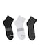 3 Pairs Ankle Socks Soft Cotton Terry Cushioned Moisture-Wicking Antibacterial Free Size