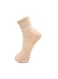 3 Pack Terry Ankle Socks - Green, Cream and White