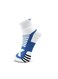 3 Pairs Ankle Socks Soft Cotton Terry Cushioned Moisture-Wicking Antibacterial Free Size - Black, Gray and White